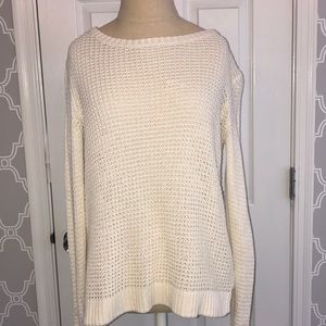 Nordstrom brand Ana cream knit sweater